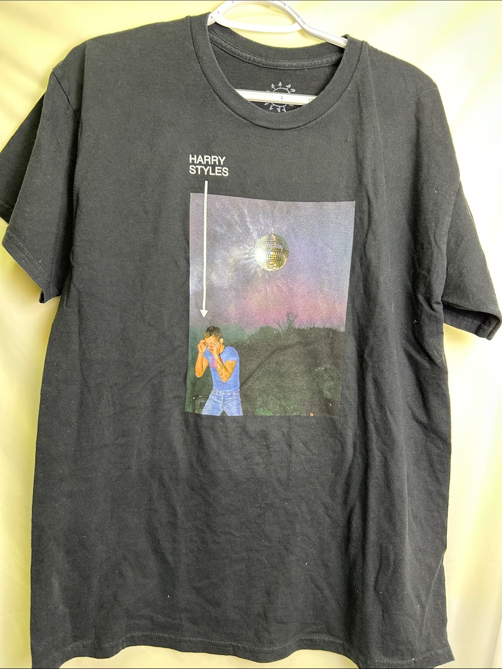 Harry Styles Black Graphic Short Sleeve Tee